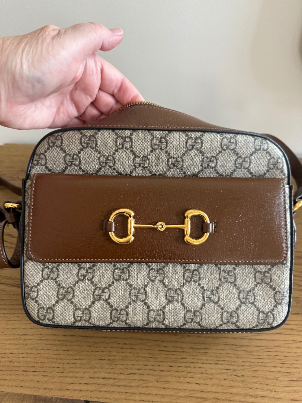 Authentic Gucci 1955 small Horsebit bag